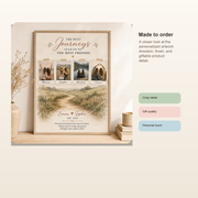 Personalized Best Friend Journey Photo Poster