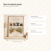 Personalized Best Friend Journey Photo Poster