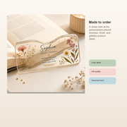 Personalized Birth Flower Book Page Holder