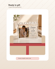 Custom Couple Photo Building Brick