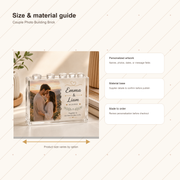 Custom Couple Photo Building Brick
