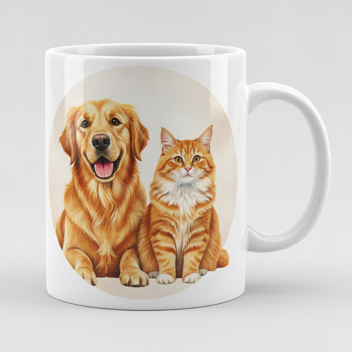 Personalized Pet Portrait Mug - Material/quality image