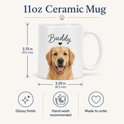 Personalized Pet Portrait Mug