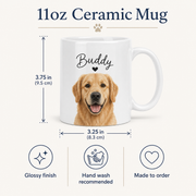 Personalized Pet Portrait Mug