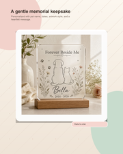 Personalized Pet Memorial Acrylic Plaque