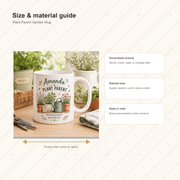 Personalized Plant Parent Garden Mug