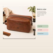 Personalized Vintage Monogram Toiletry Bag