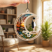 Believed She Could Graduation Suncatcher Ornament with Name & Class Year