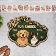 Hope You Like Wiggly Butts Personalized Dog Welcome Doormat