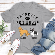 Property Of Personalized Dog T-Shirt with Dog Name & Est. Year