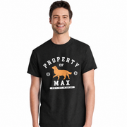Property Of Personalized Dog T-Shirt with Dog Name & Est. Year