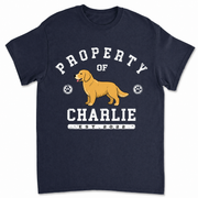 Property Of Personalized Dog T-Shirt with Dog Name & Est. Year