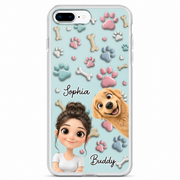 Life Is Better with Paws Personalized Pet & Owner Phone Case
