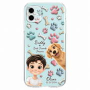 Life Is Better with Paws Personalized Pet & Owner Phone Case